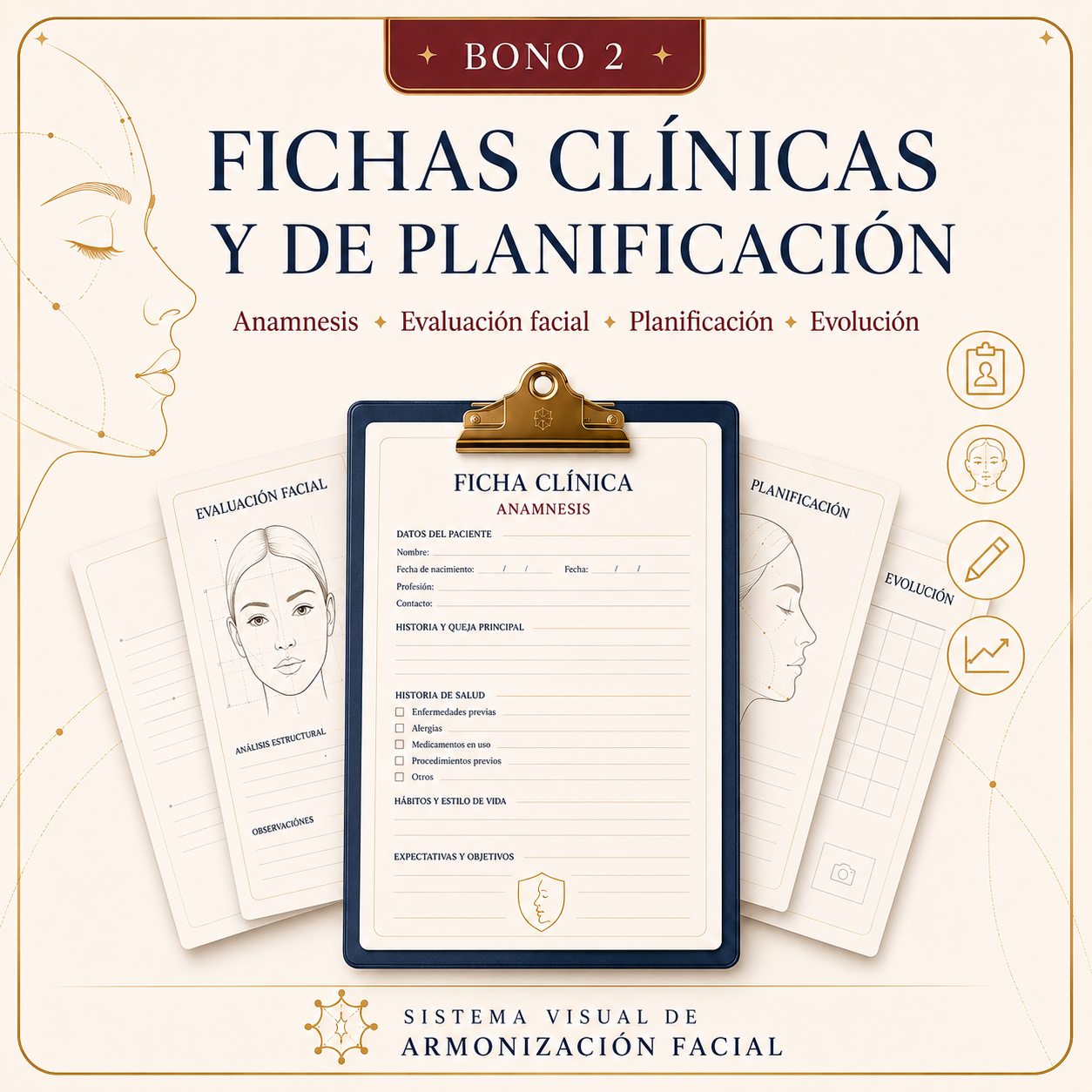 Bono 2 — Fichas Clínicas Profesionales