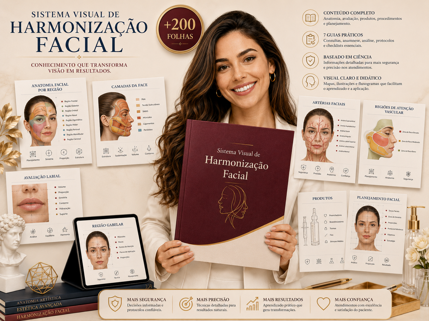 Sistema Visual de Armonización Facial — organización completa del material